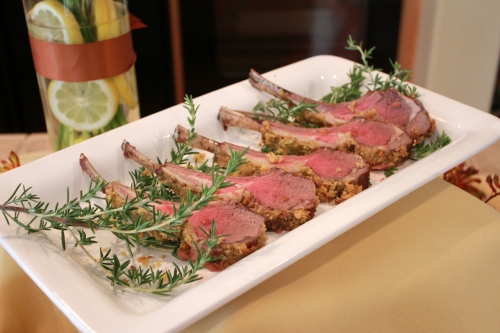 CookingwithMelody.com/Rack of Lamb 