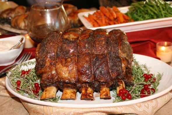 Standing Rib Roast/CookingwithMelody.com