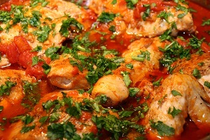 CookingwithMelody.com/Chicken Cacciatore