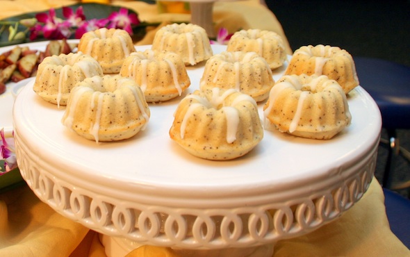 Meyer Lemon Mini Bundt Cakes