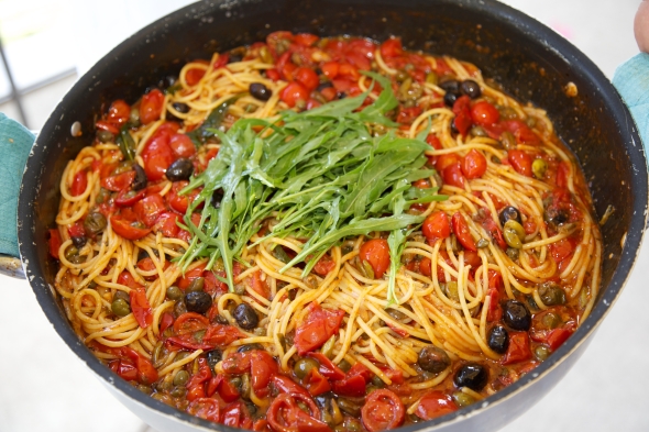 CookingwithMelody.com_Mamma Agata's Farmers Spaghetti