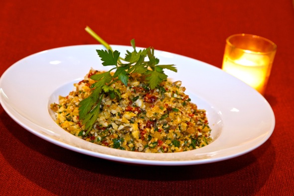 CookingwithMelody.com_Sun-Dried Tomato and Mushroom Cauliflower Rice