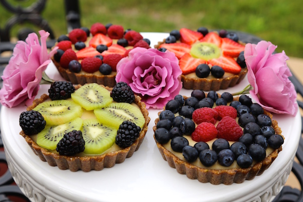 CookingwithMelody.com_Raw Fruit Tarts