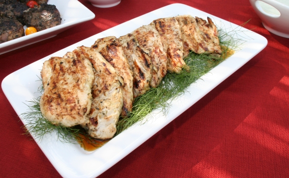 CookingwithMelody.com/Honey Mustard Herb Grilled Chicken Honey Mustard Herb Grilled Chicken