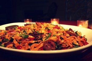 CookingwithMelody.com_Roasted Red Pepper Fettucine